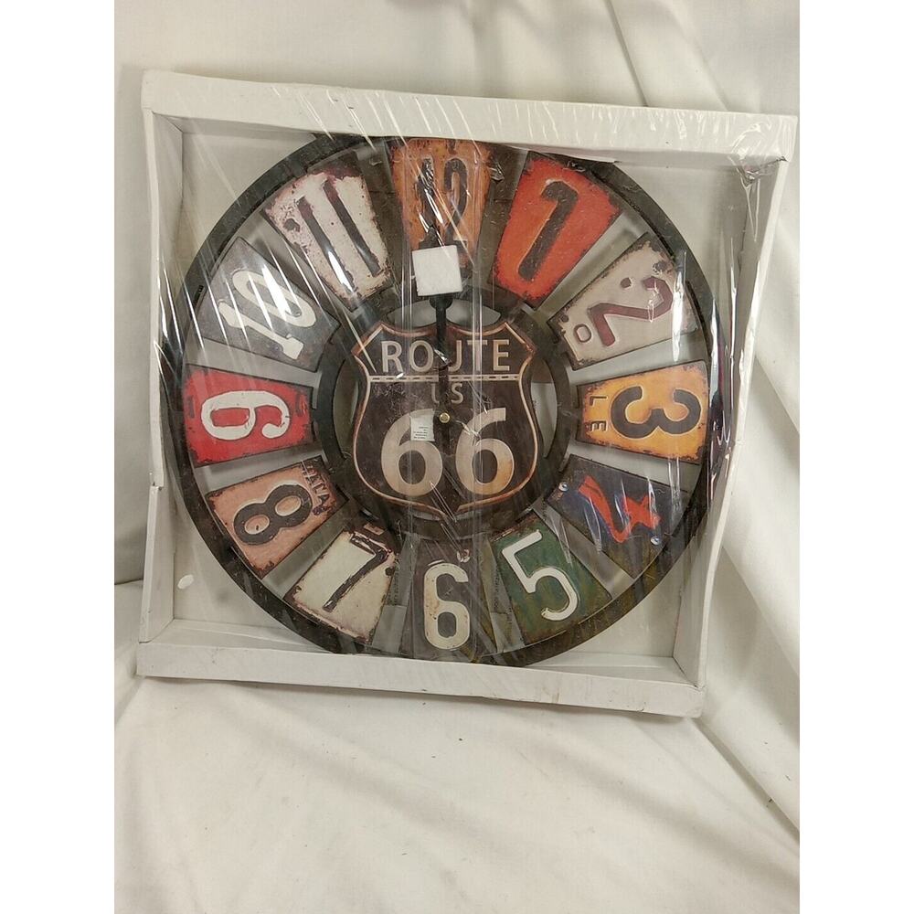 Route 66 Wall Clock